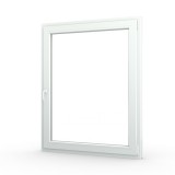 Okno pcv veka białe orzech