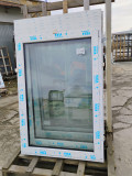 Okno PCV Veka PREMIUM białe 1185x1175 mm RU prawe trzyszybowe ciepła ramka