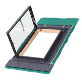 Wyłaz dachowy FAKRO WGU-X 46x75 cm RAL 7016 antracyt z uniwersalnym kołnierzem