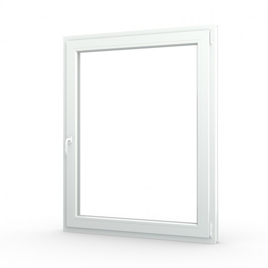 Okno pcv veka białe orzech