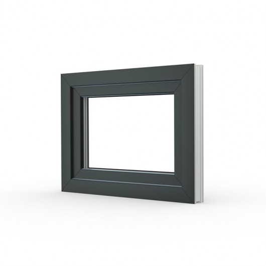 Okno pcv veka szare antracyt